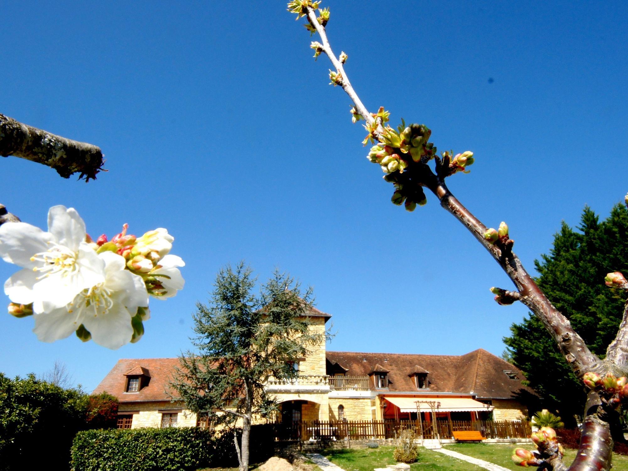Logis Hotel-Restaurant Les Collines 59 Route Des Cretes Cublac Buitenkant foto
