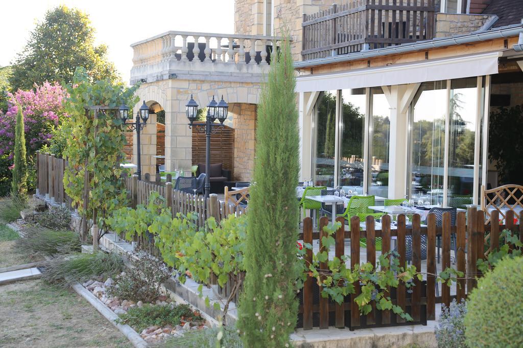 Logis Hotel-Restaurant Les Collines 59 Route Des Cretes Cublac Buitenkant foto